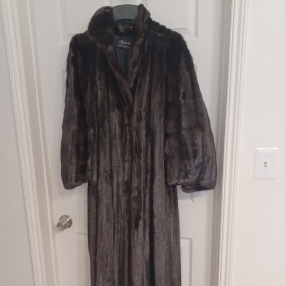 Revillon Full length Black Diamond Mink - Picture 1 of 2